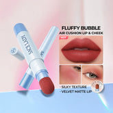 SACE LADY Matte Air Cushion Lip & Cheek Cream β Velvet, Long-Lasting, Non-Sticky, Waterproof
